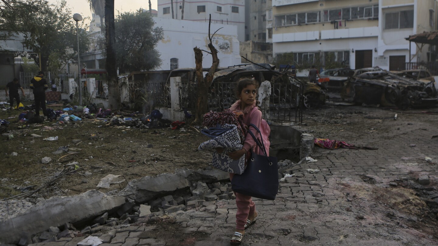 From hospital, to shelter, to deadly inferno: Fleeing Palestinians lose another sanctuary in Gaza | AP News