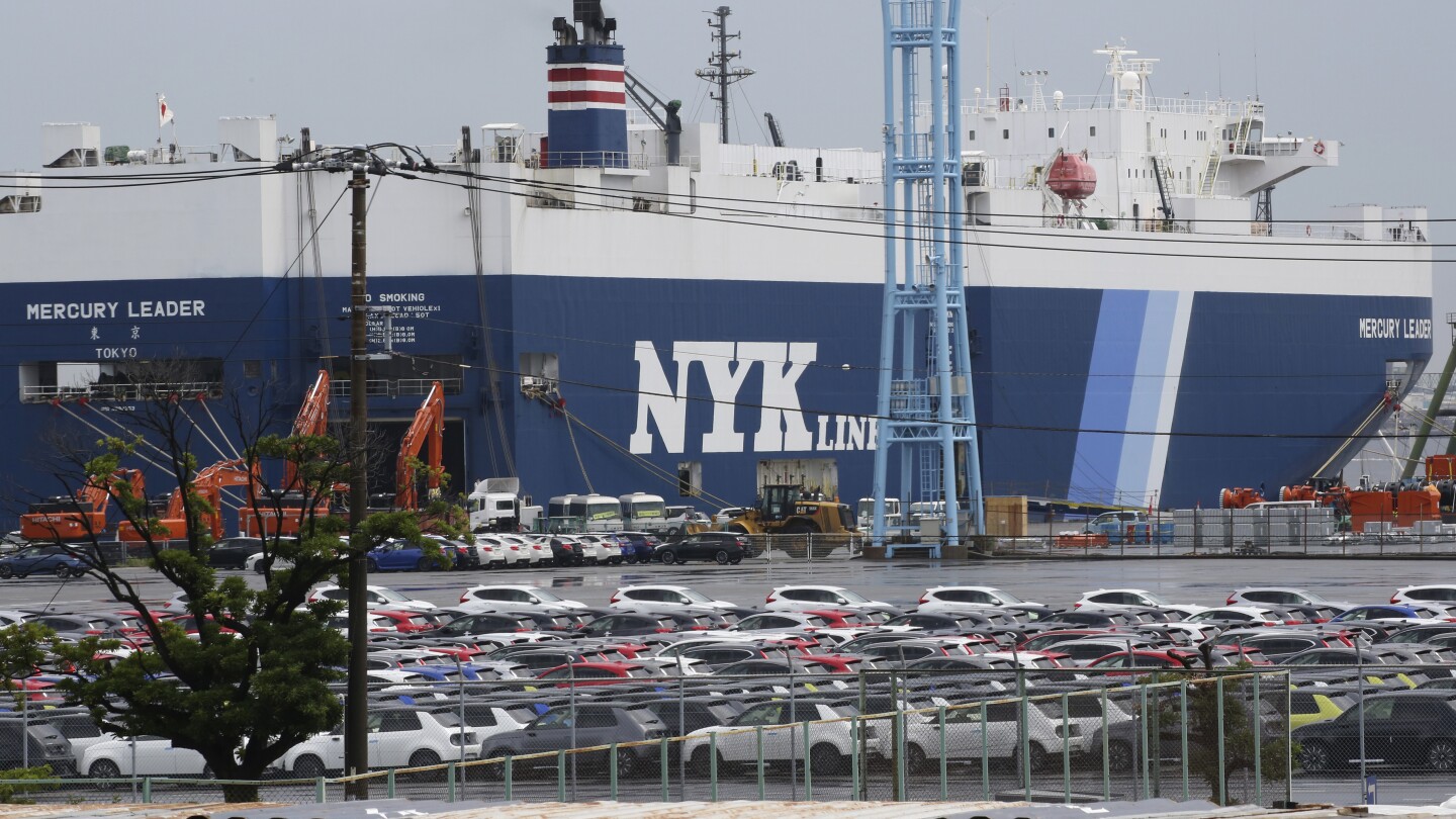 Japan’s exports rise and imports decline in September as auto shipments to US and Europe climb | AP News