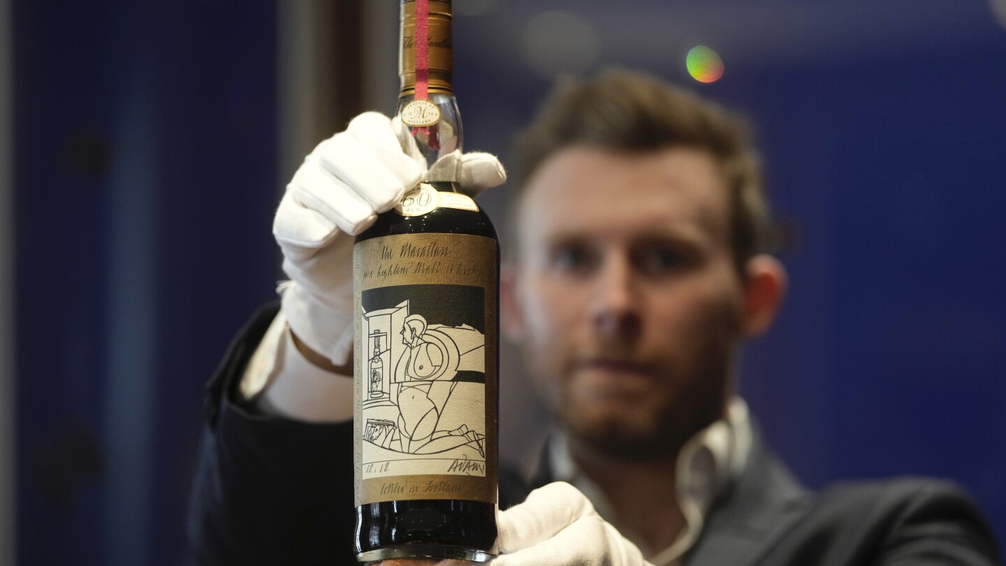 Bottle of ‘most-sought after Scotch whisky’ to come under hammer at Sotheby’s in London next month | AP News