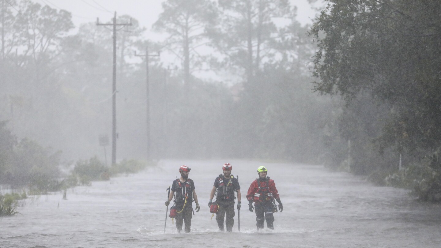 Hurricanes are now twice as likely to zip from minor to whopper than decades ago, study says | AP News