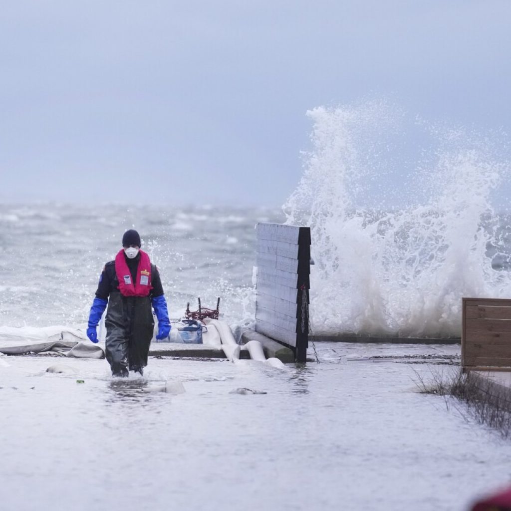 Northern Europe continues to brace for gale-force winds and floods | AP News