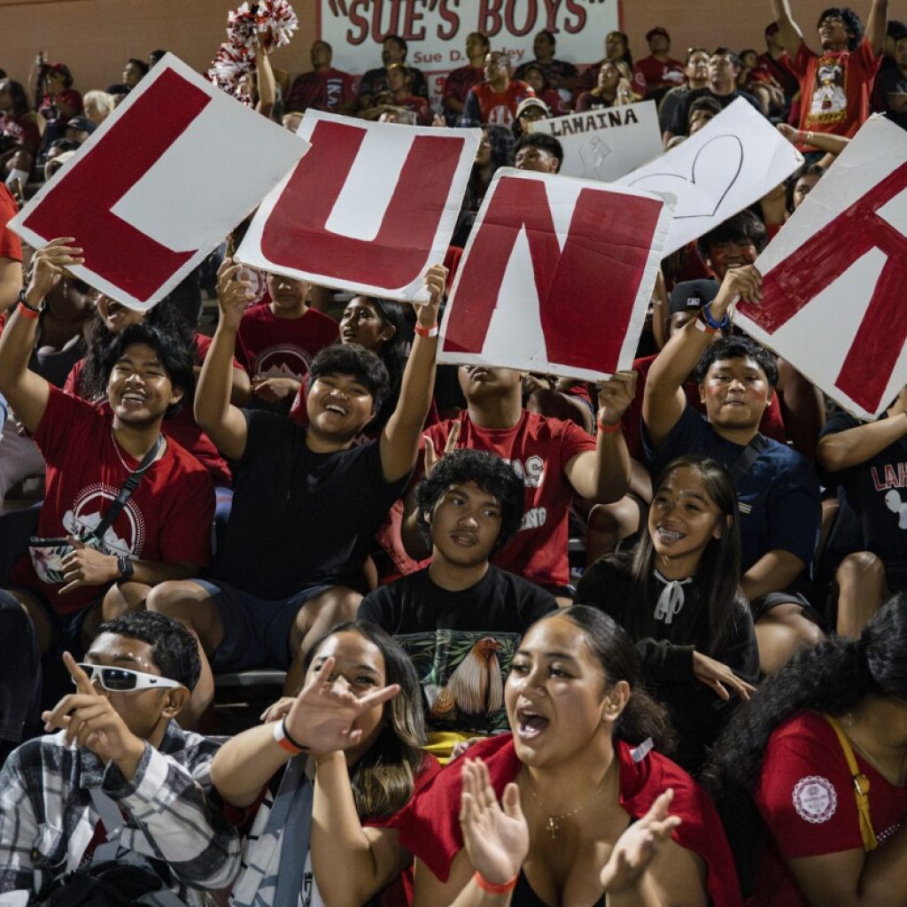 Football provides a homecoming and hope in Lahaina, where thousands of homes are gone after wildfire | AP News