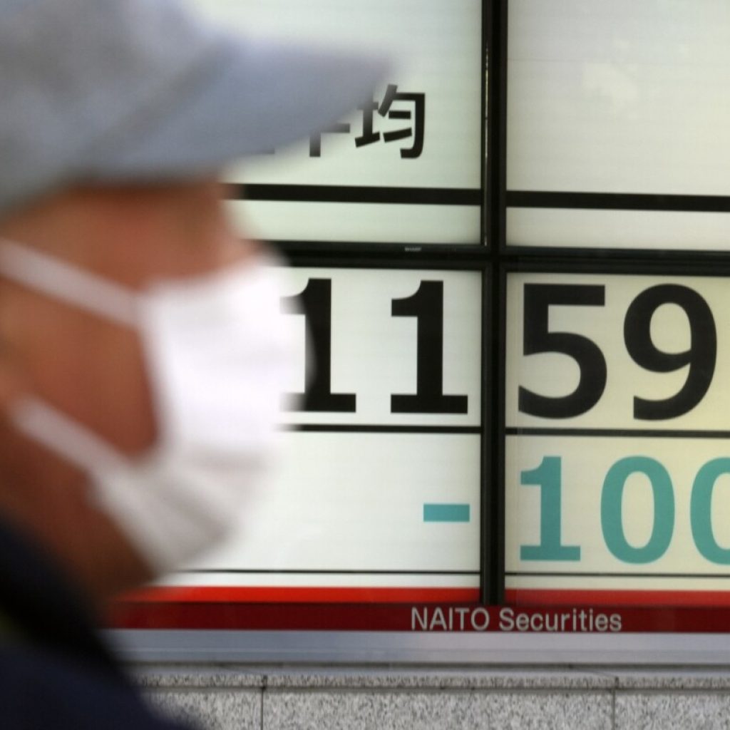 Stock market today: Asian stocks fall as concerns rise over Israel-Hamas war and high yields | AP News