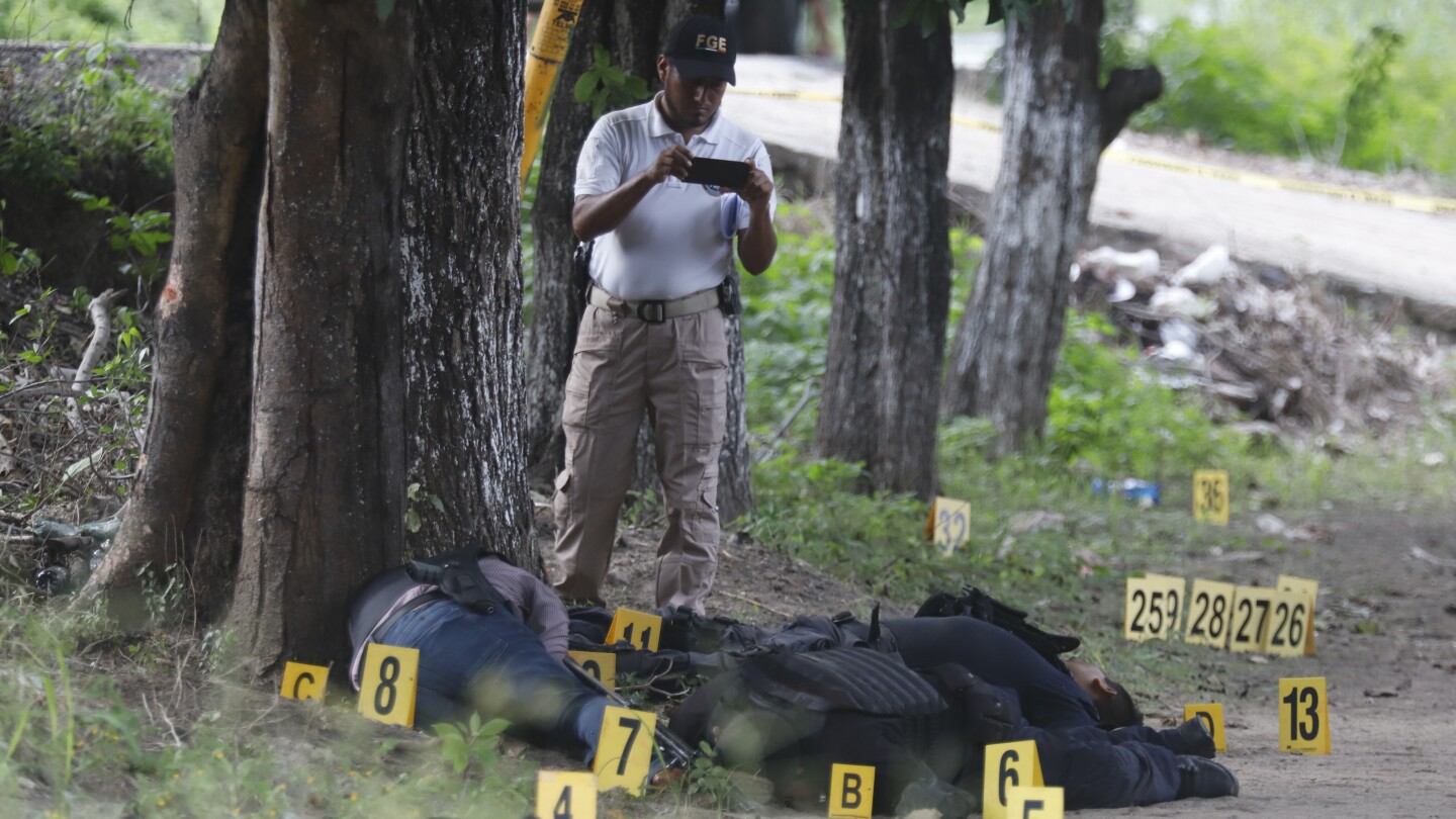 Mexico sent 300 National Guard troopers to area where 13 officers killed | AP News