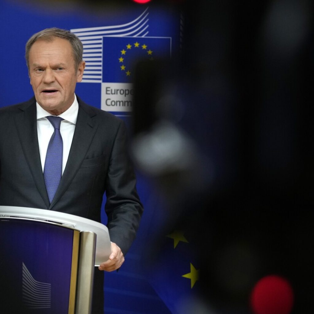 Poland’s Tusk visits Brussels, seeking initiative in repairing ties with EU and unlocking funds | AP News