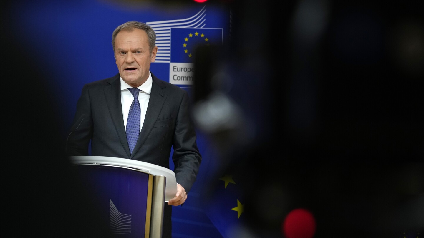 Poland’s Tusk visits Brussels, seeking initiative in repairing ties with EU and unlocking funds | AP News