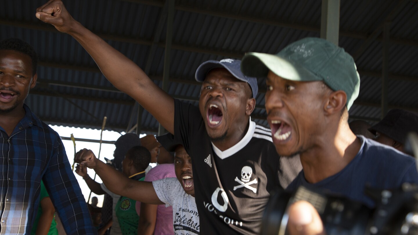 109 miners escape from gold mine in South Africa but others continue union standoff, official says | AP News