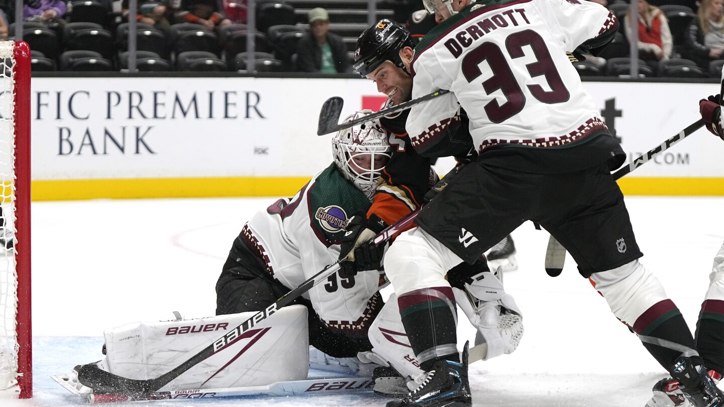 Coyotes’ Travis Dermott on using Pride tape, forcing NHL’s hand: ‘Had to be done’ | AP News