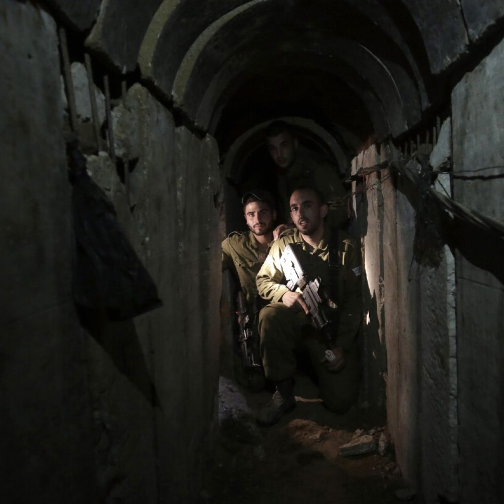 A spider web of Hamas tunnels in Gaza Strip raises risks for an Israeli ground offensive | AP News