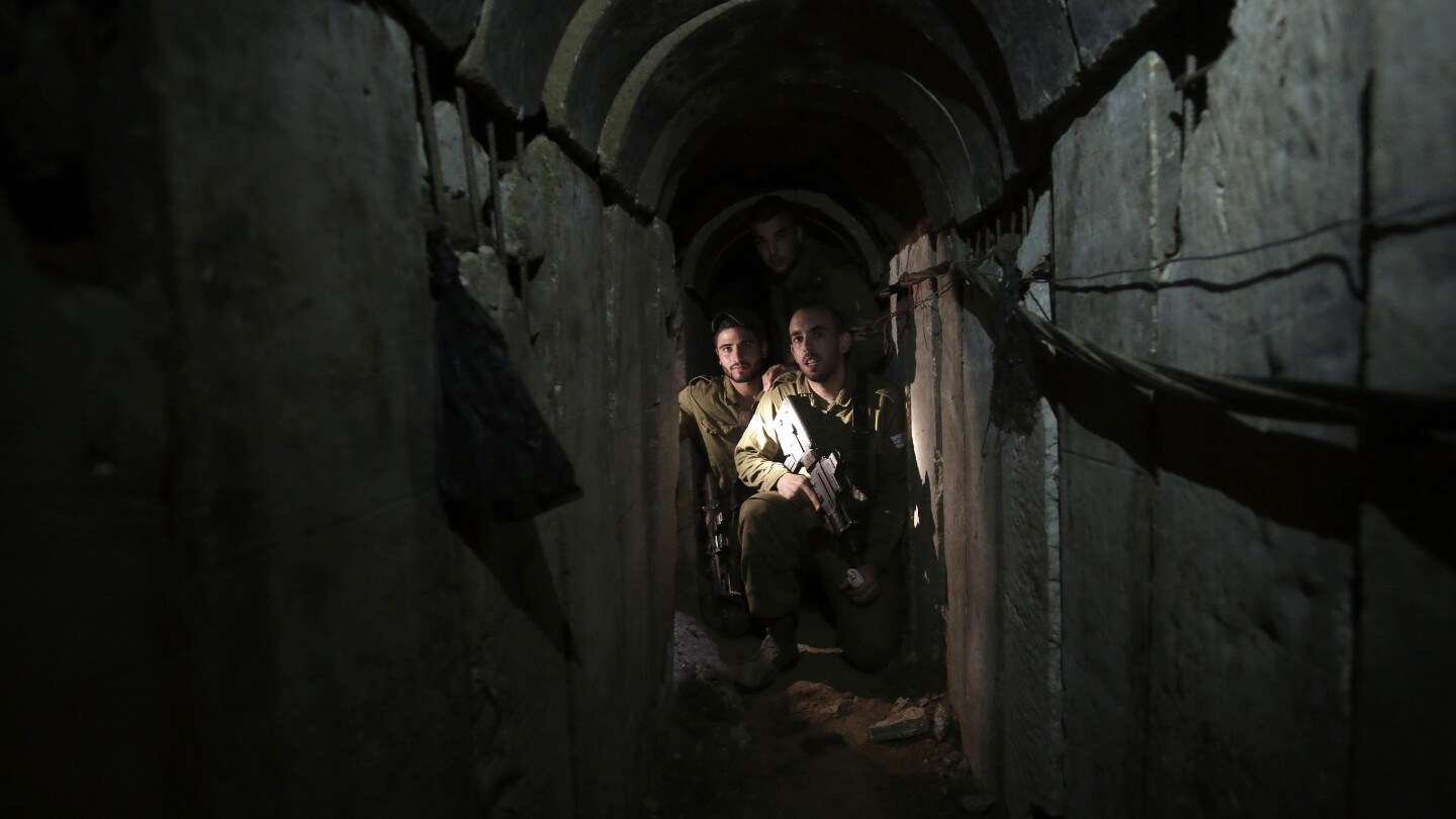 A spider web of Hamas tunnels in Gaza Strip raises risks for an Israeli ground offensive | AP News