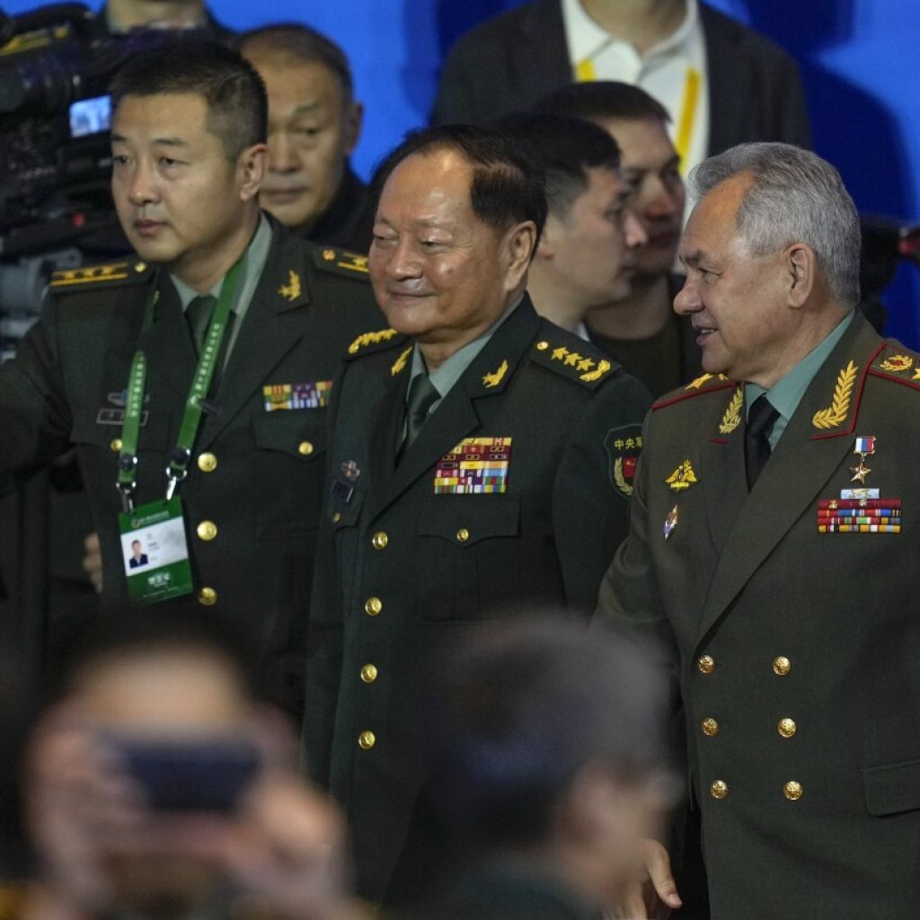 At China military forum, Russian defense minister accuses the US of fueling geopolitical tensions | AP News