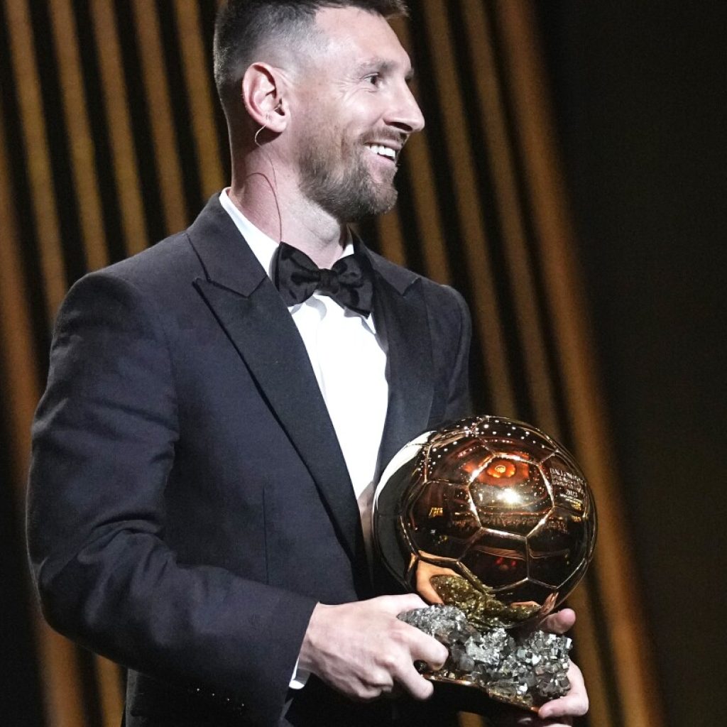 Aitana Bonmati wins women’s Ballon d’Or in Paris, Lionel Messi favorite to take men’s award | AP News