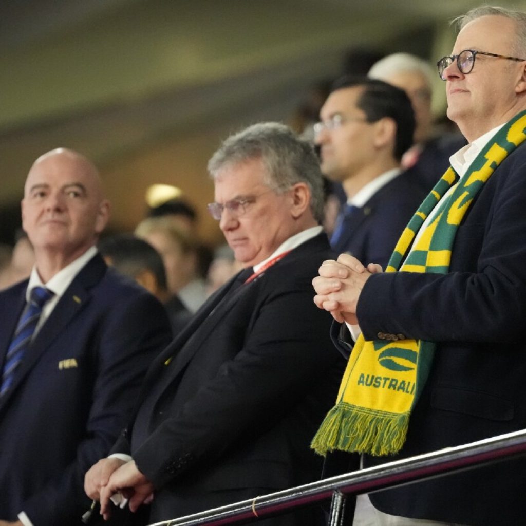 Australia says it won’t bid for the 2034 World Cup, Saudi Arabia likely to host | AP News