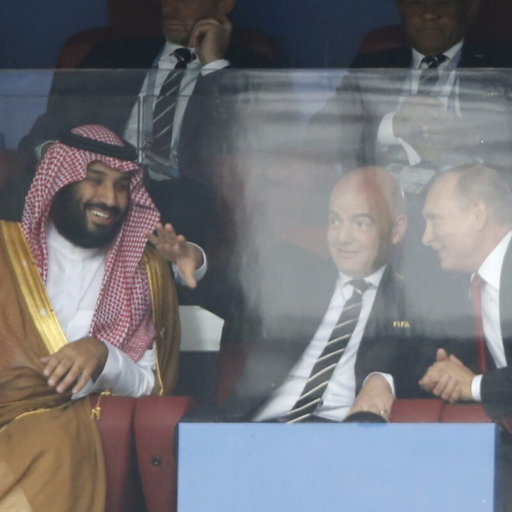 2034 World Cup would bring together FIFA’s president and Saudi Arabia’s Prince Mohammed | AP News