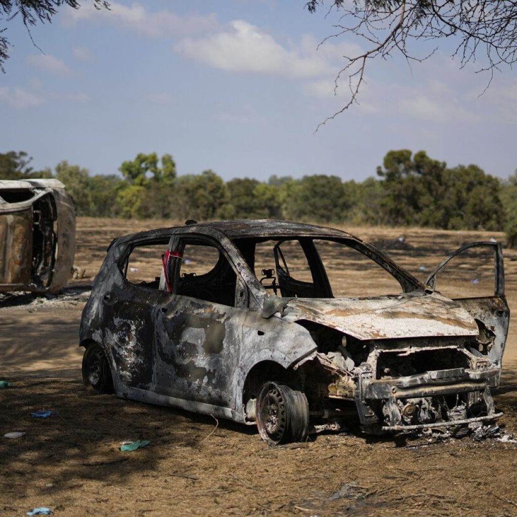 Israeli rescuers release aftermath video of Hamas attack on music festival, adding chilling details | AP News