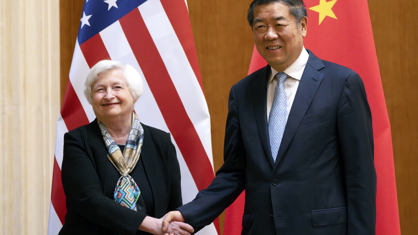 Yellen will host the Chinese vice premier for talks in San Francisco before the start of APEC summit | AP News