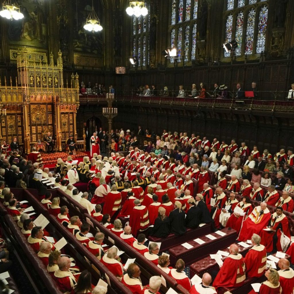 King Charles III will preside over Britain’s State Opening of Parliament, where pomp meets politics | AP News