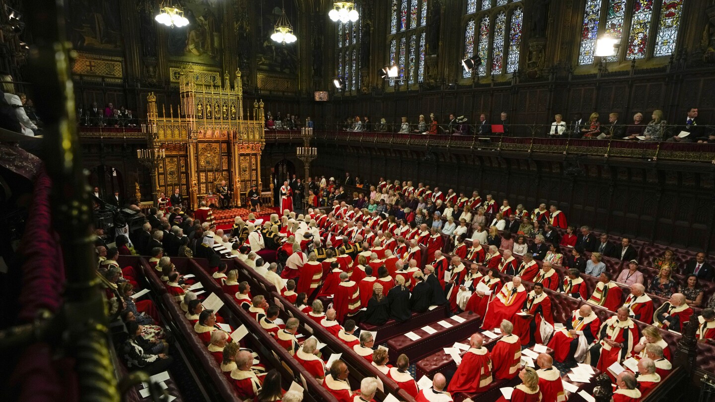 King Charles III will preside over Britain’s State Opening of Parliament, where pomp meets politics | AP News