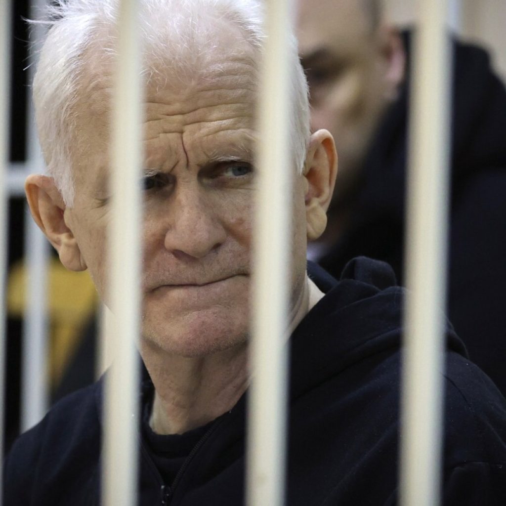 Nobel peace laureate Bialiatski has been put in solitary confinement in Belarus, his wife says | AP News