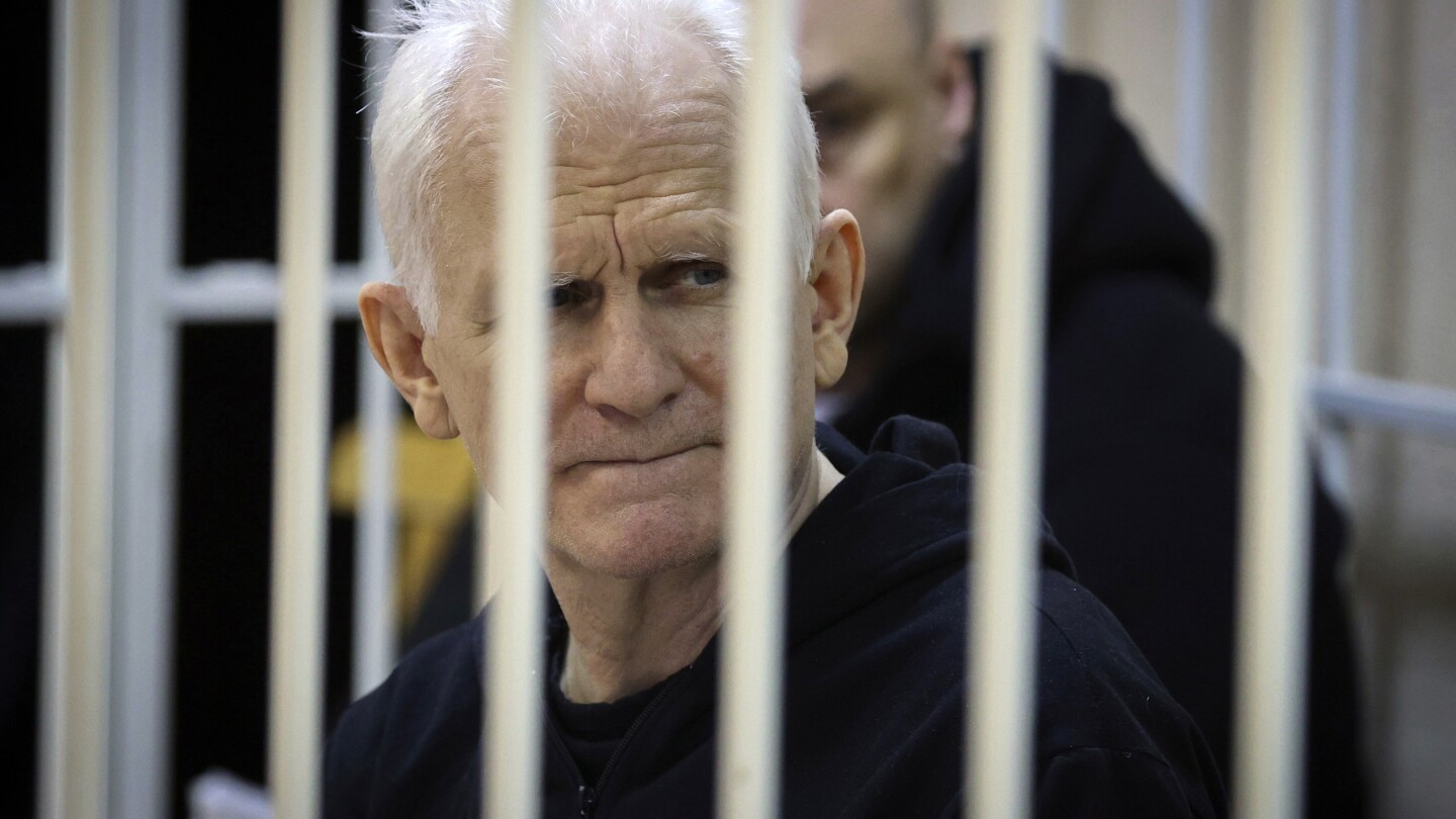 Nobel peace laureate Bialiatski has been put in solitary confinement in Belarus, his wife says | AP News