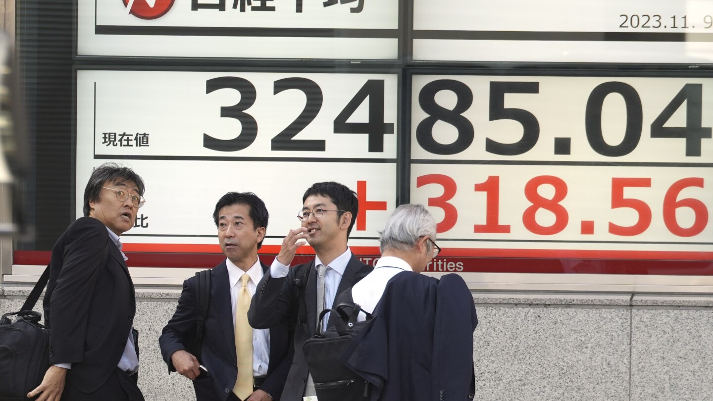 Stock market today: Asian shares mostly higher after China reports that prices fell in October | AP News