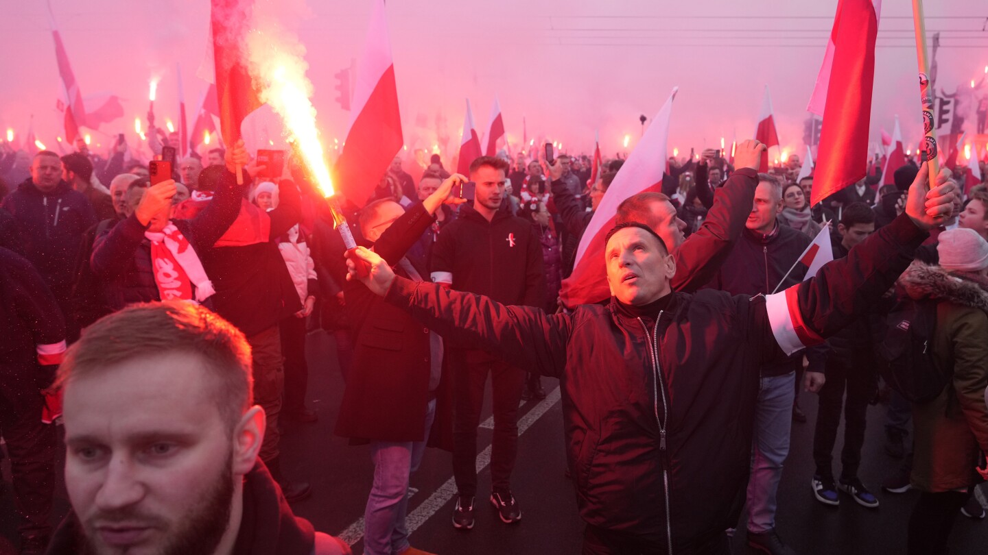 Polish nationalists hold Independence Day march in Warsaw after voters reject their worldview | AP News