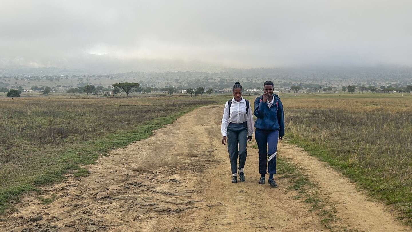 Long walk to school: 30 years into freedom, many kids in South Africa still walk miles to class | AP News