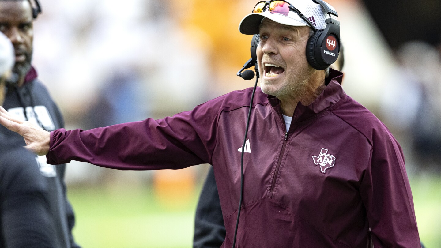 Texas A&M fires coach Jimbo Fisher, a move that will cost the school $75M | AP News