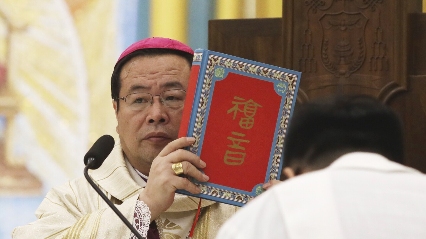 Head of China’s state-backed Catholic church begins historic trip to Hong Kong | AP News