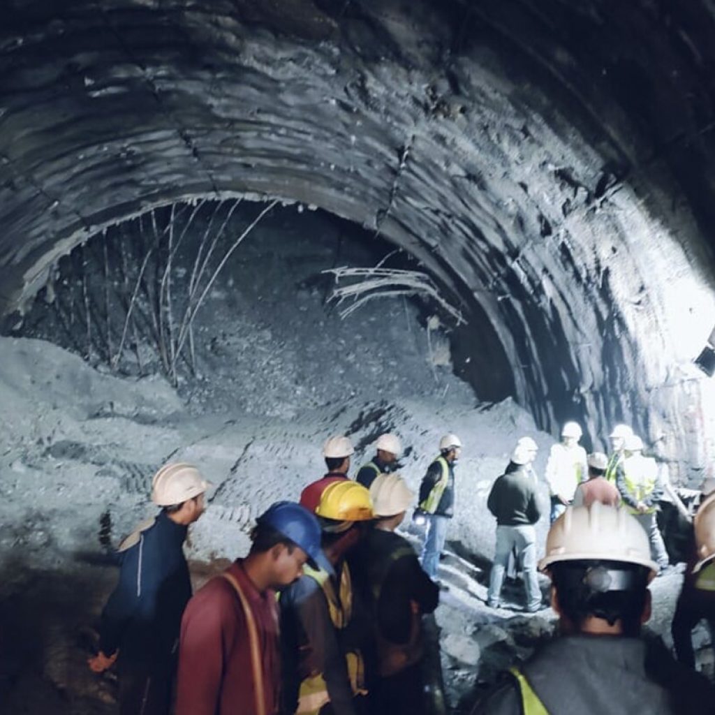 A rescue operation for 40 workers trapped under a collapsed tunnel in north India enters third day | AP News