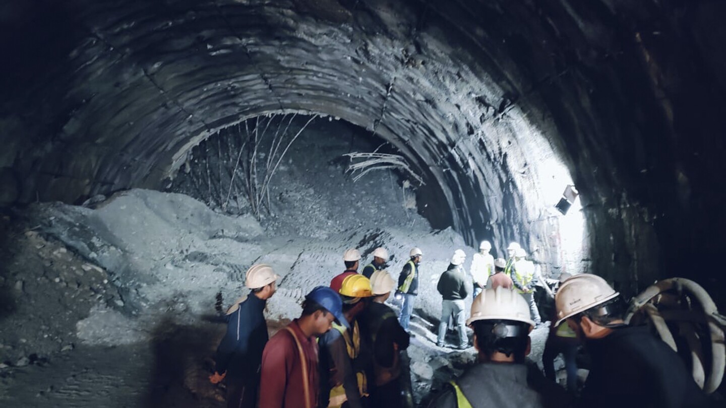 A rescue operation for 40 workers trapped under a collapsed tunnel in north India enters third day | AP News