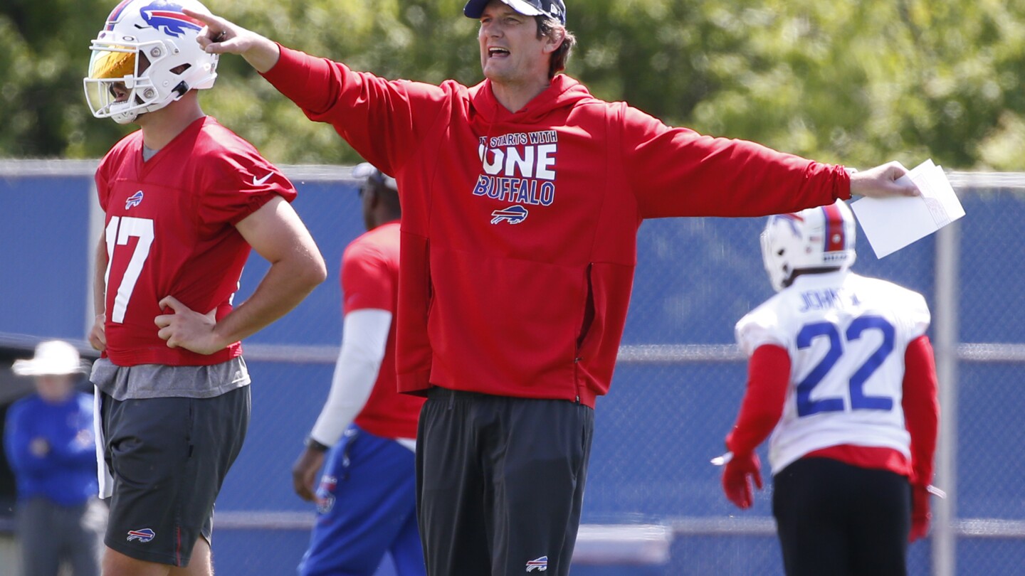 Buffalo Bills fire offensive coordinator Ken Dorsey | AP News