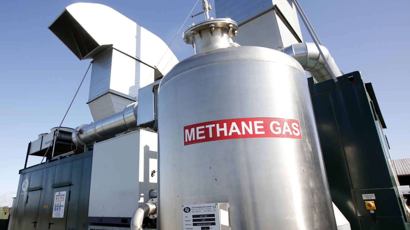 EU reaches deal to reduce highly polluting methane gas emissions from the energy sector | AP News