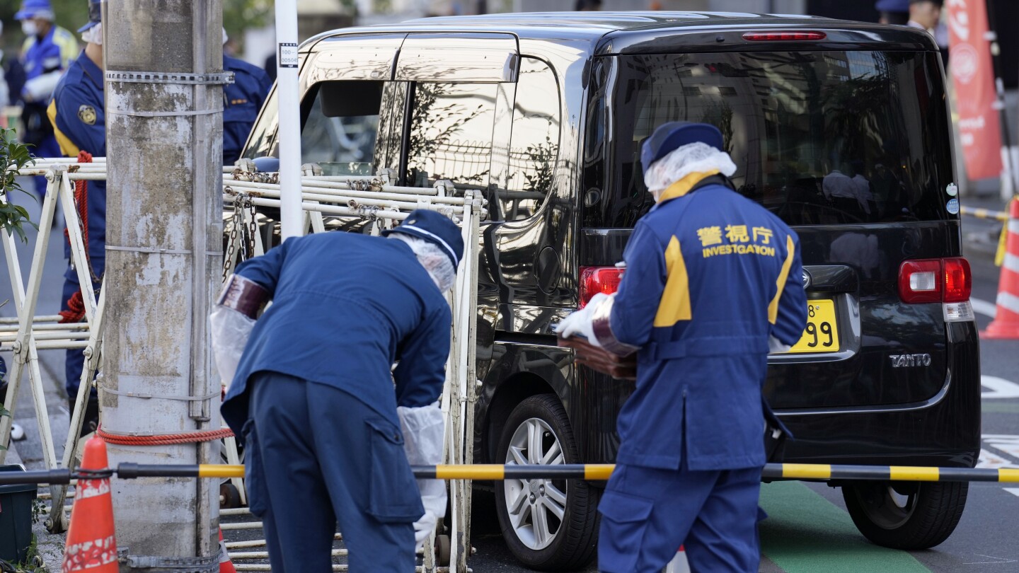 A car struck a barricade near the Israeli Embassy in Tokyo. Police reportedly arrested the driver | AP News