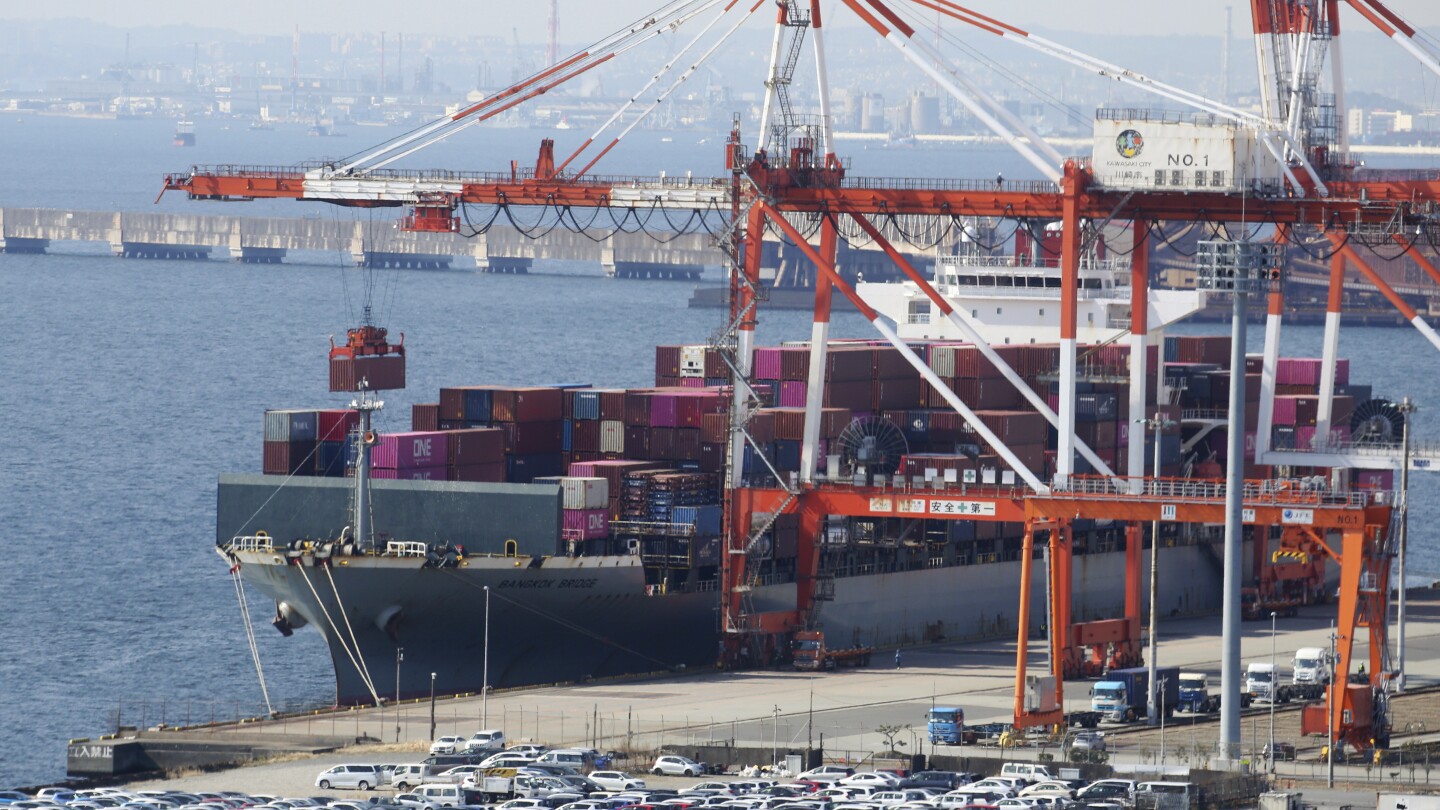 Japan’s exports grow better than expected as auto shipments climb | AP News