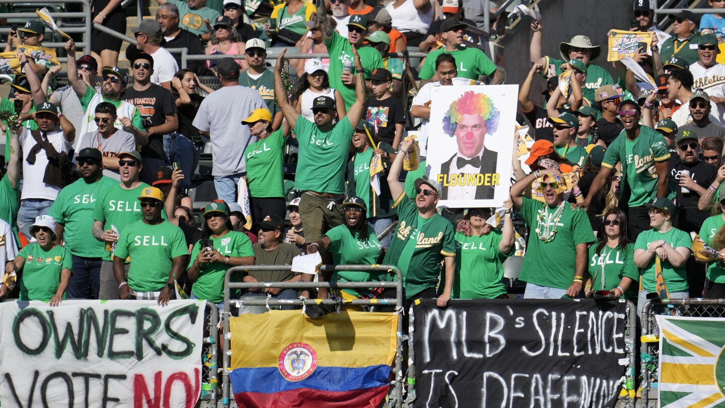 MLB owners unanimously approve Oakland A’s move to Las Vegas | AP News