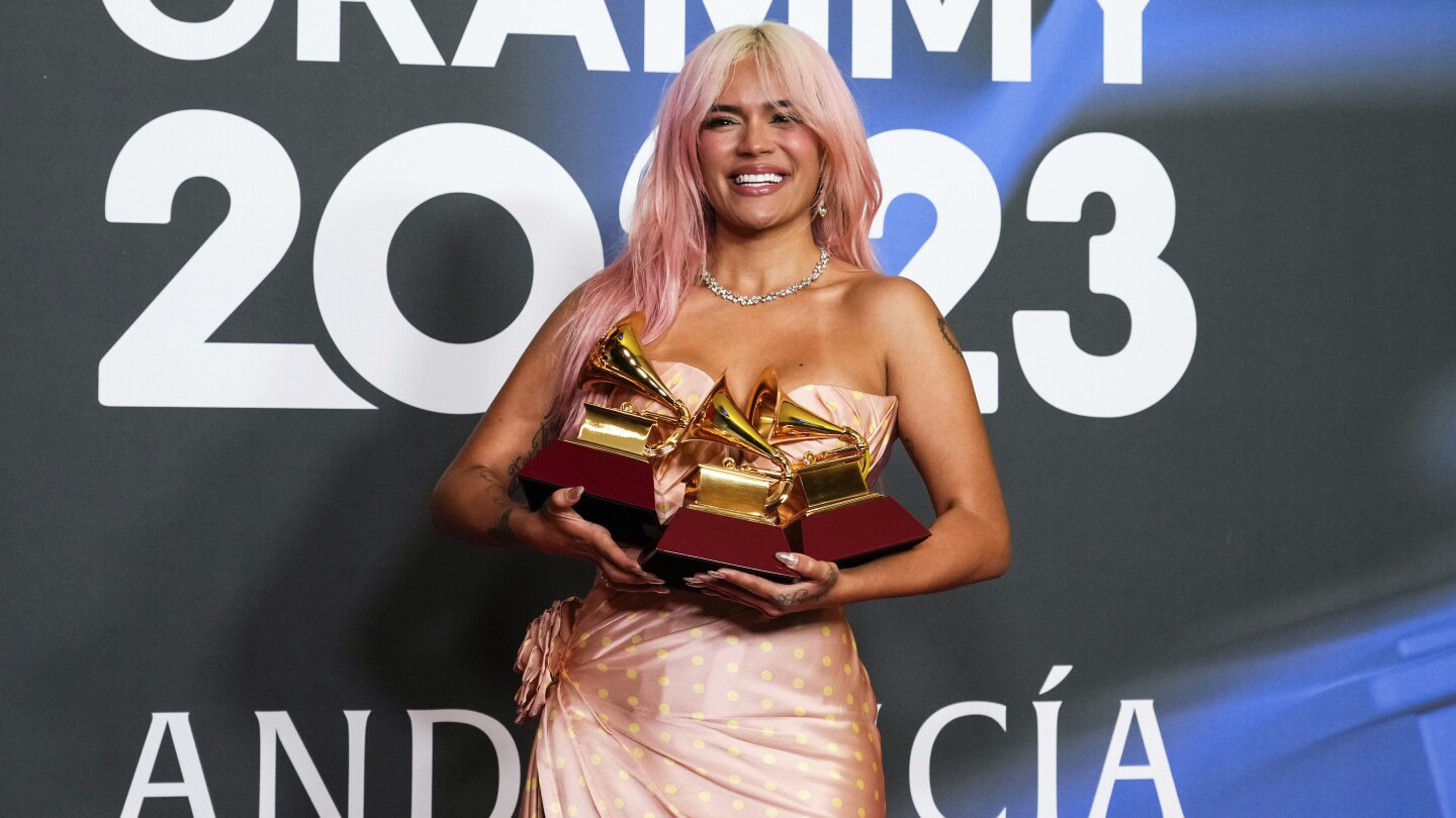 Latin Grammy Awards: Karol G, Bizzarap and Shakira win big  | AP News