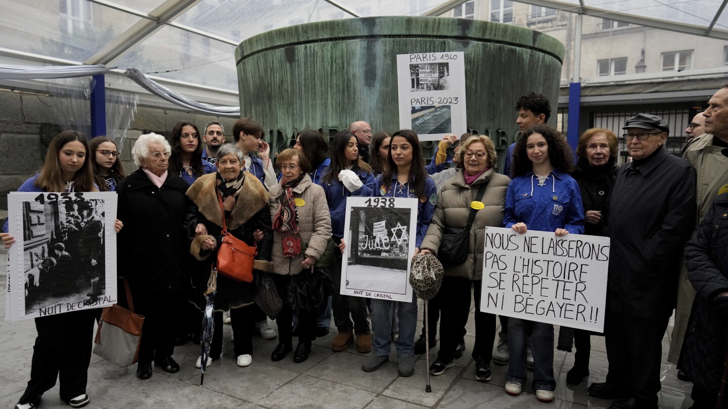 French Holocaust survivors are recoiling at new antisemitism, and activists are pleading for peace | AP News