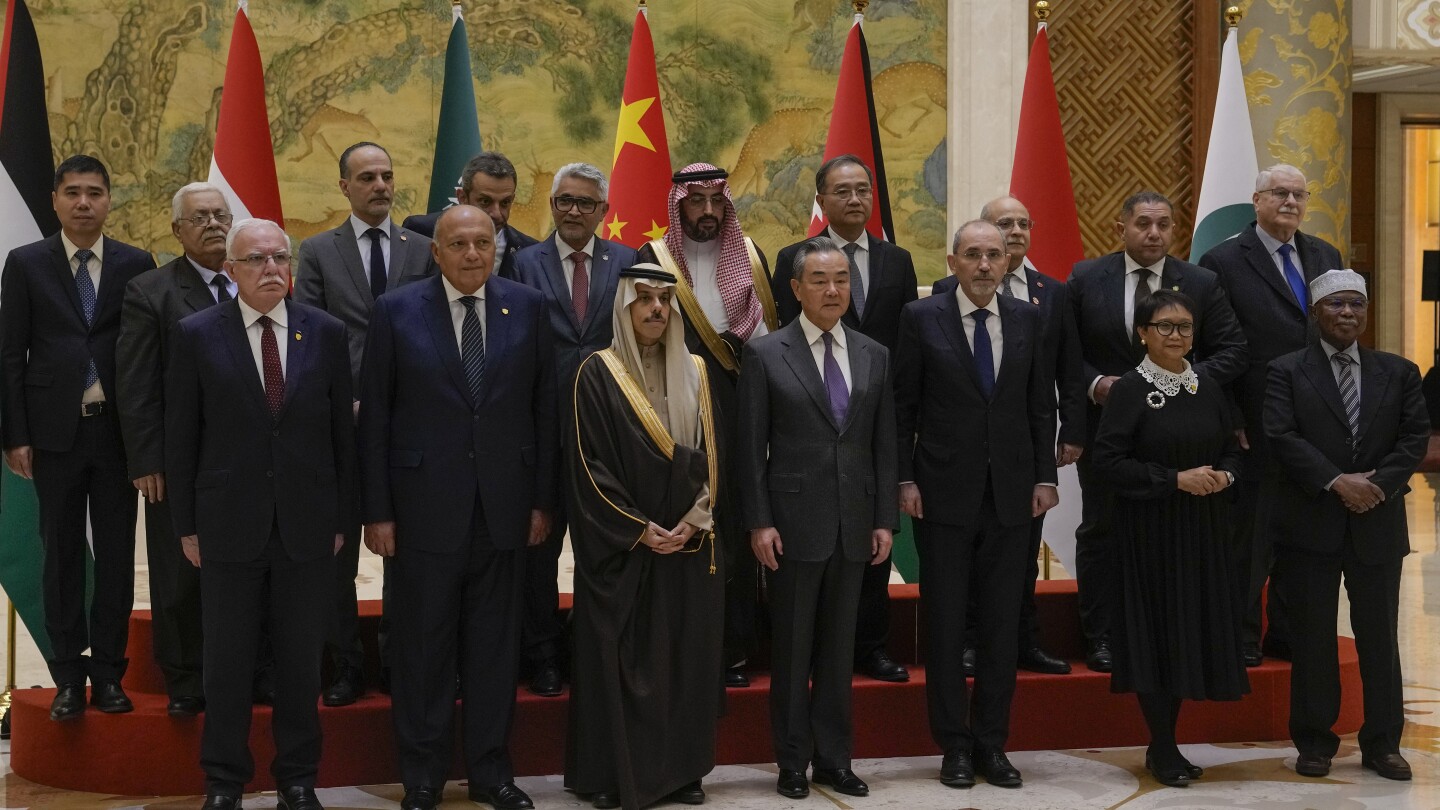 China welcomes Arab and Muslim foreign ministers for talks on ending the war in Gaza | AP News