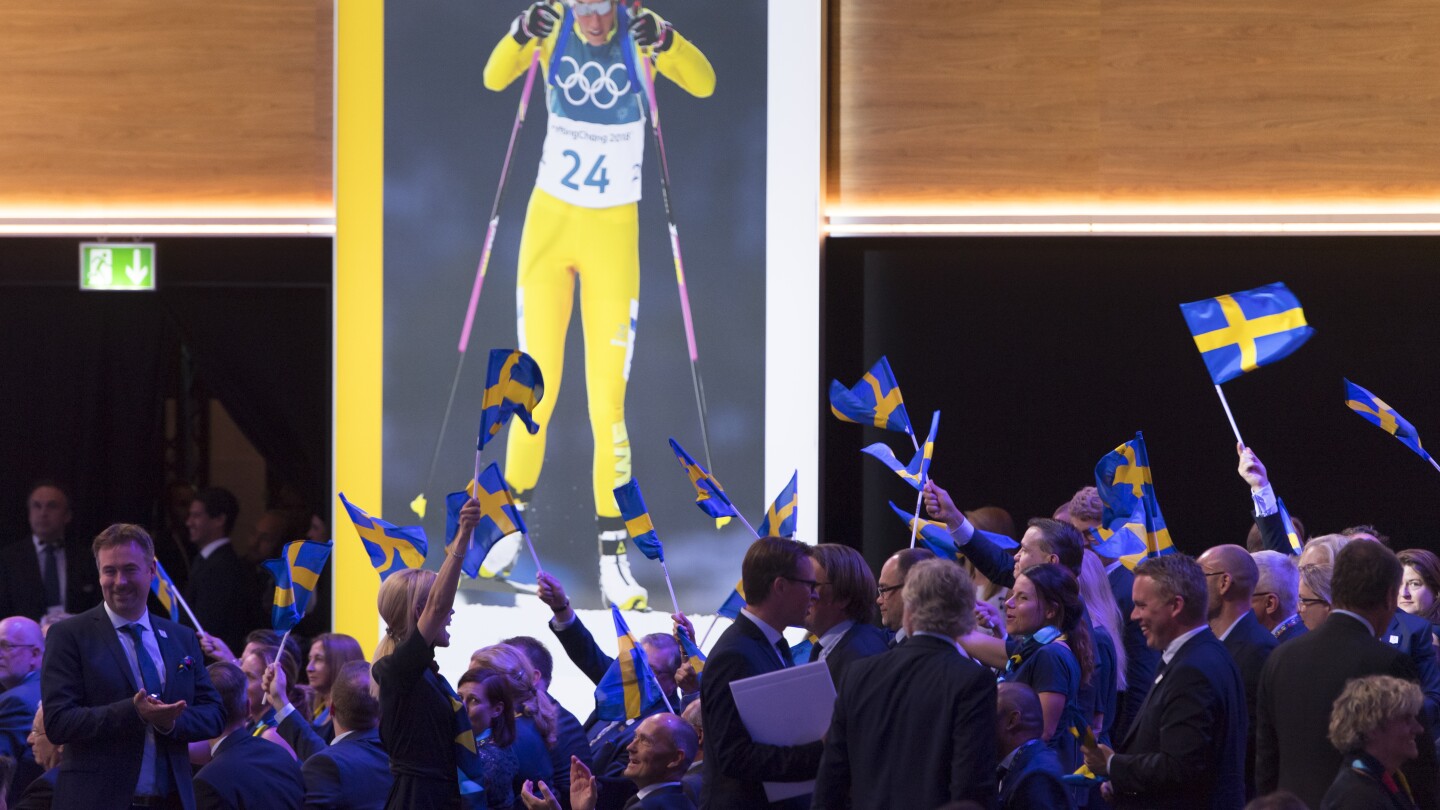 Stockholm city hall backs Olympic bid ahead of key IOC meeting for 2030-2034 Winter Games candidates | AP News