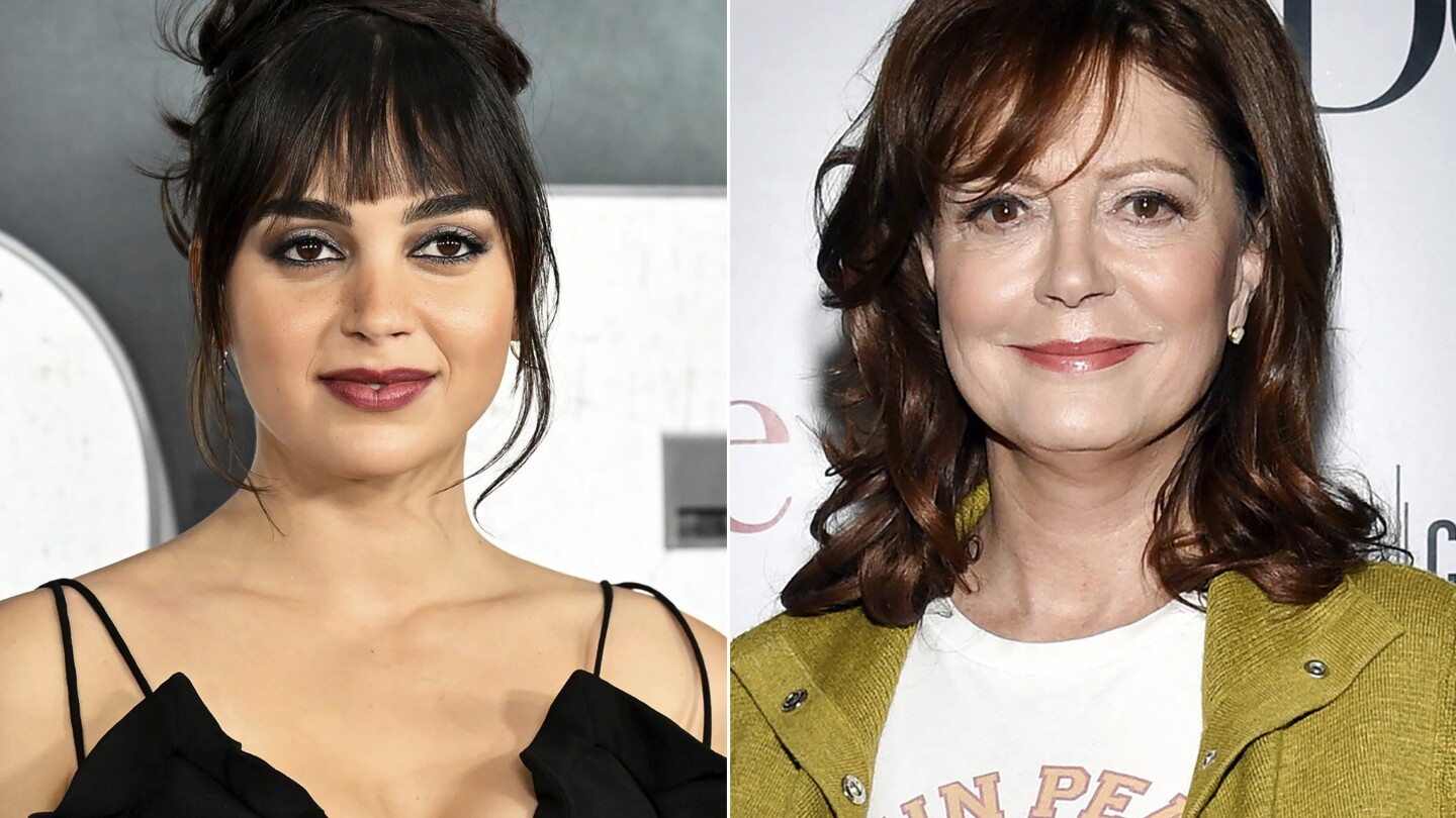 Susan Sarandon, Melissa Barrera dropped by  companies for Israel comments | AP News