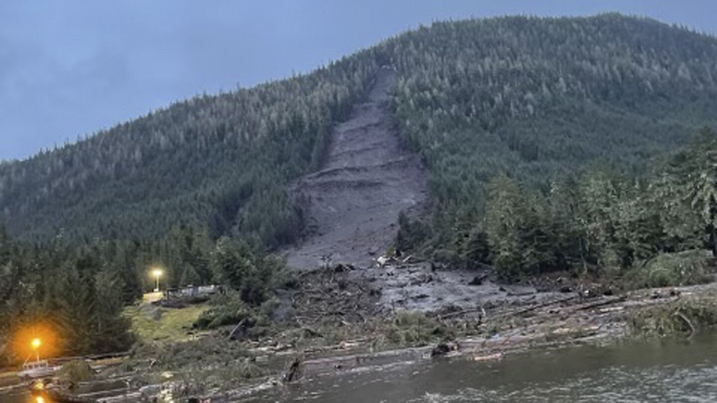 Officials begin clearing debris while 3 remain missing in Alaska landslide that left 3 dead | AP News