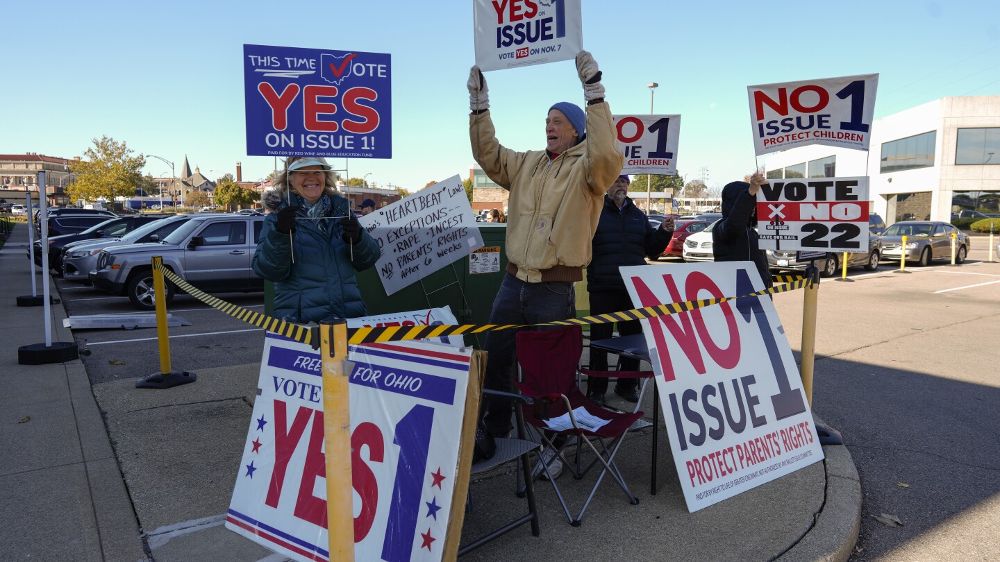 Ohio voters just passed abortion protections. When and how they take effect is before the courts | AP News