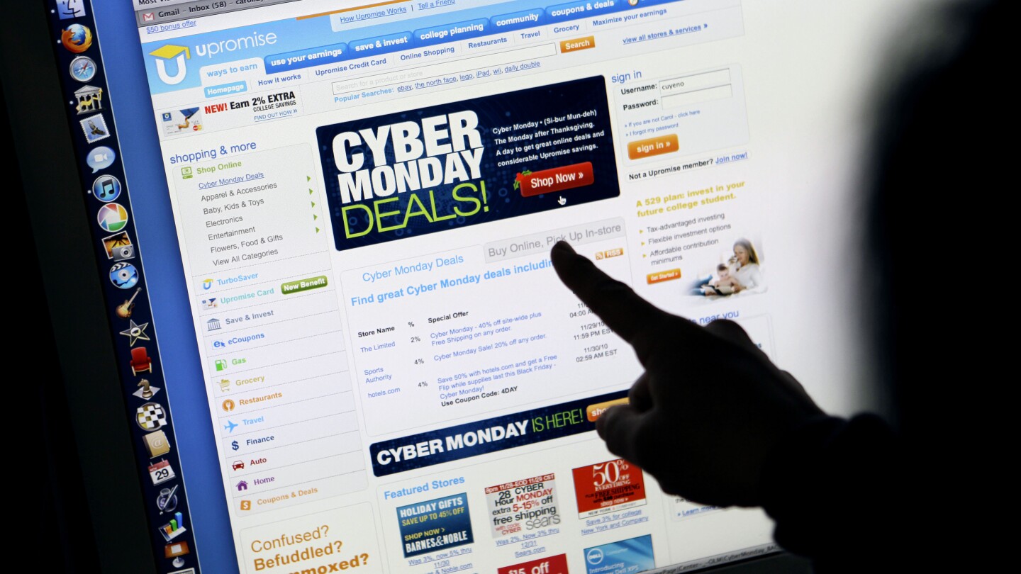 Retailers offer online discounts for Cyber Monday | AP News