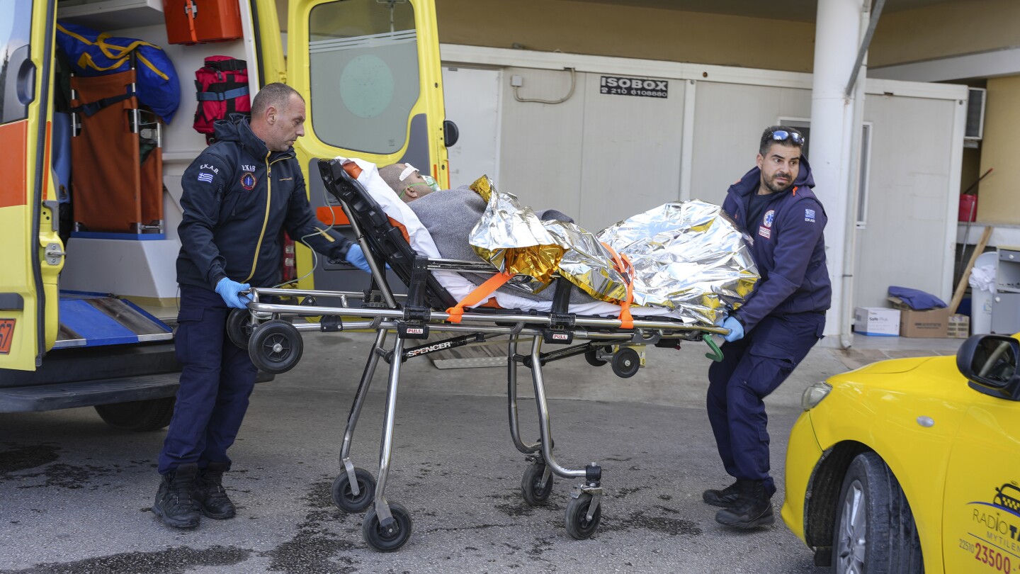 EU border agency helping search for missing crew after cargo ship sinks off Greece | AP News