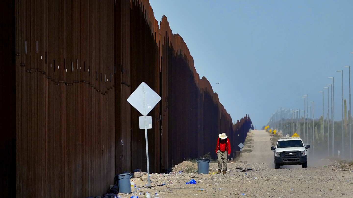 US closes border crossing to vehicles and limits traffic at another in response to illegal entries | AP News