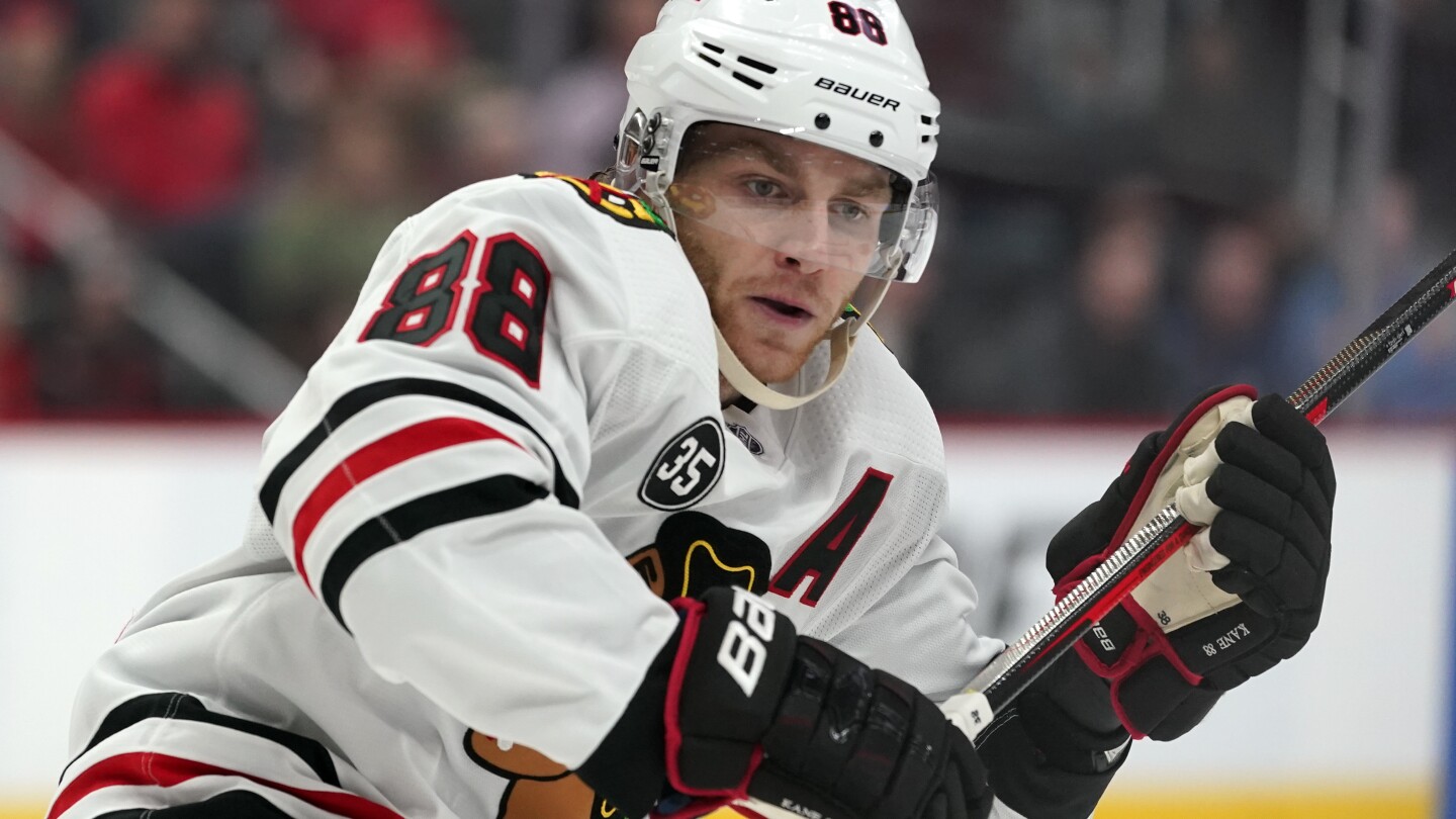 Patrick Kane signs with the Detroit Red Wings for the rest of the NHL season | AP News