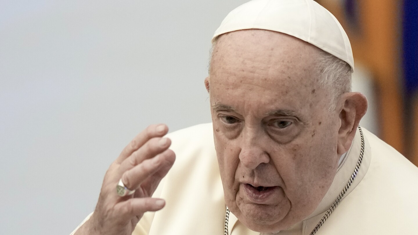 Pope says he has acute bronchitis, doctors recommended against travel to avoid change in temperature | AP News