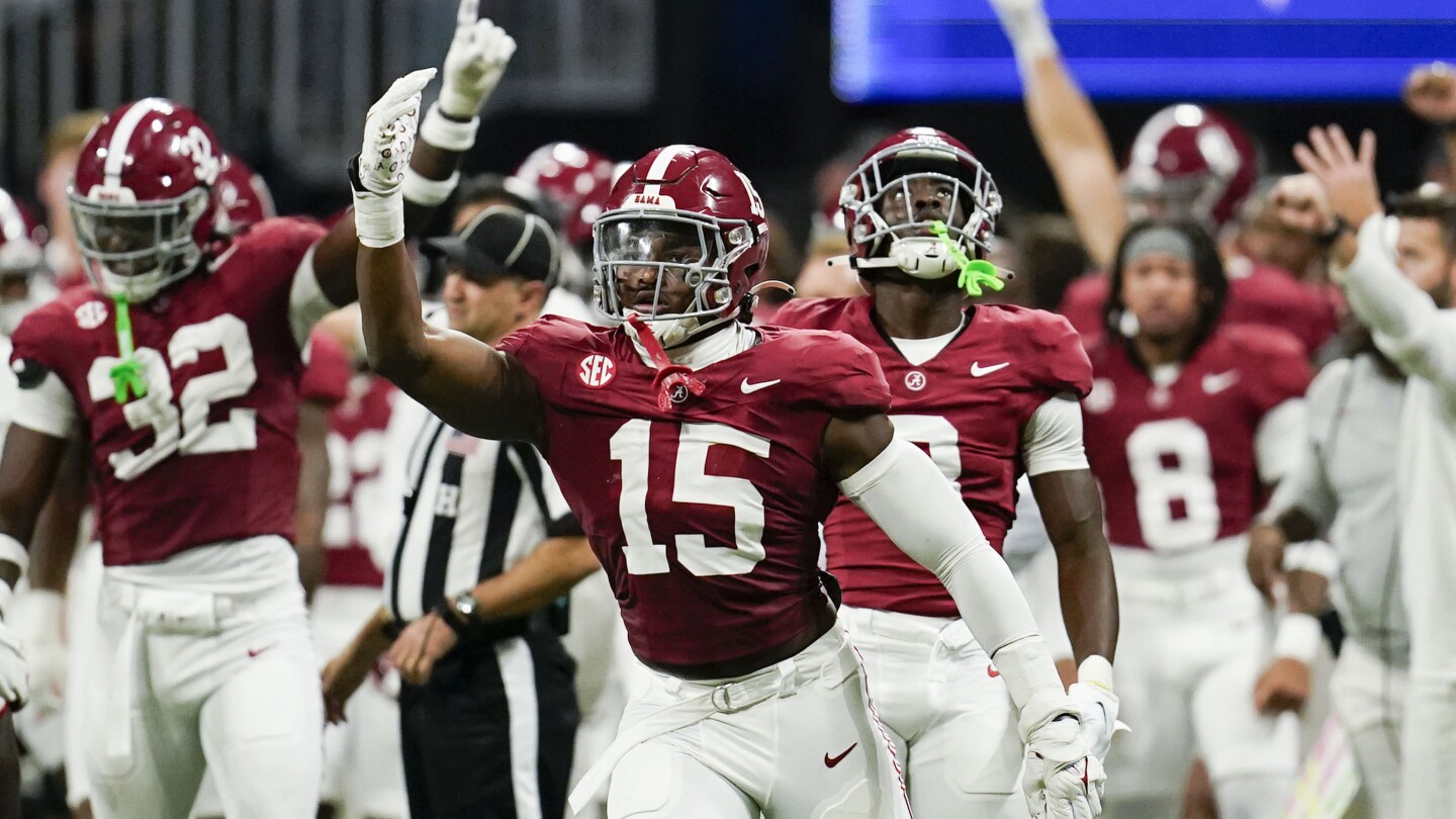 No. 8 Alabama knocks off No. 1 Georgia 27-24 for SEC title; both teams await postseason fate | AP News