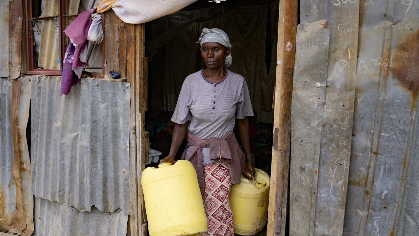 In some neighborhoods in drought-prone Kenya, clean water is scarce. Filters are one solution | AP News